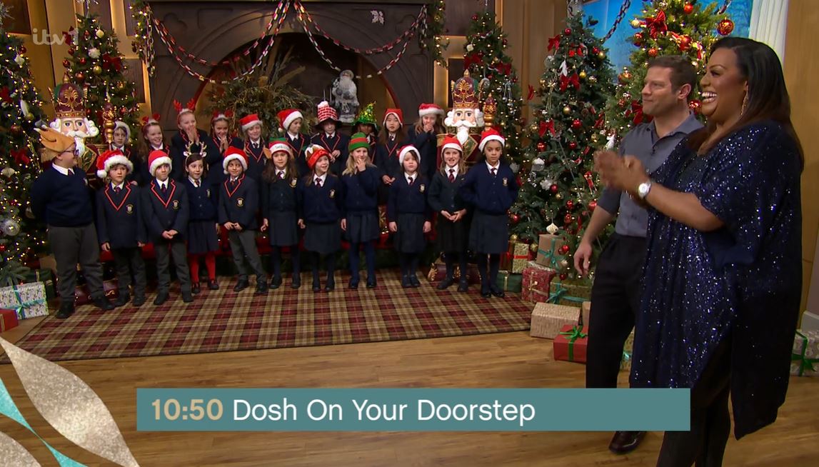 This Morning fans left in hysterics as presenter makes very rude joke in front of children’s choir