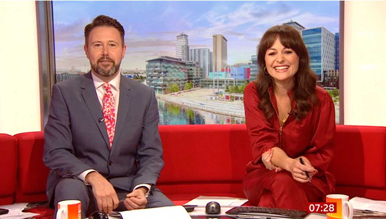BBC Breakfast star stunned by footballer’s huge bulge gasping ‘that’s woken me up’