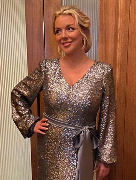 Inside Sheridan Smith’s incredible Christmas home transformation with impressive tree and fireplace