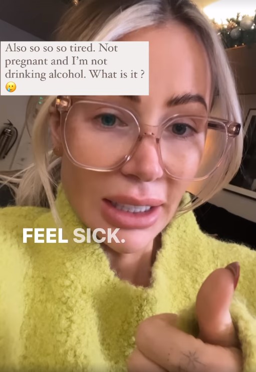 I’m A Celeb’s Olivia Attwood tells fans she’s not pregnant after falling ill