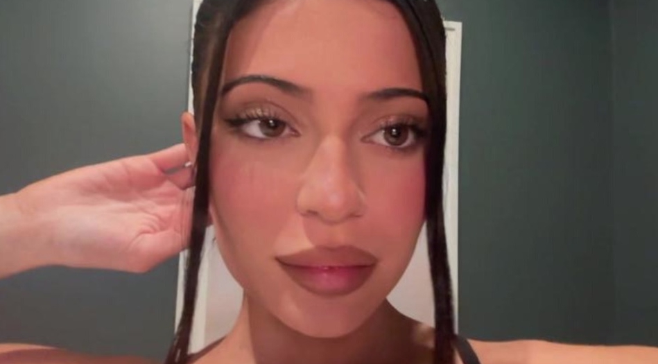 Kylie Jenner slammed for ‘ridiculous’ lips as star busts out of black bra in sexy TikTok video
