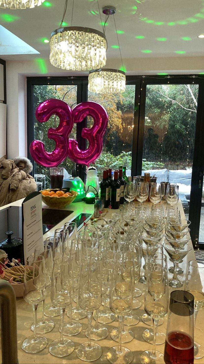 Inside Emily Attack’s very boozy 33rd birthday party at her home with famous aunt and huge buffet