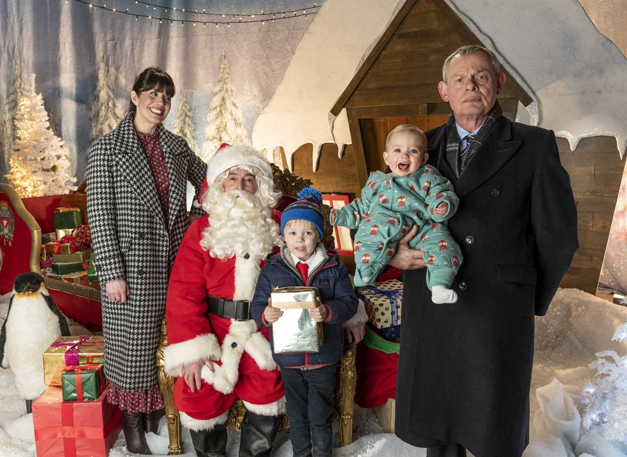 Doc Martin fans have been treated to their first look at the Christmas Special