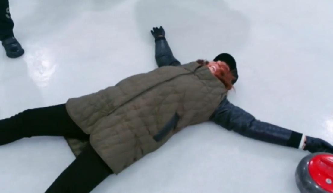 Mortifying moment Jane McDonald slams into ice in horror fall while filming new travel show