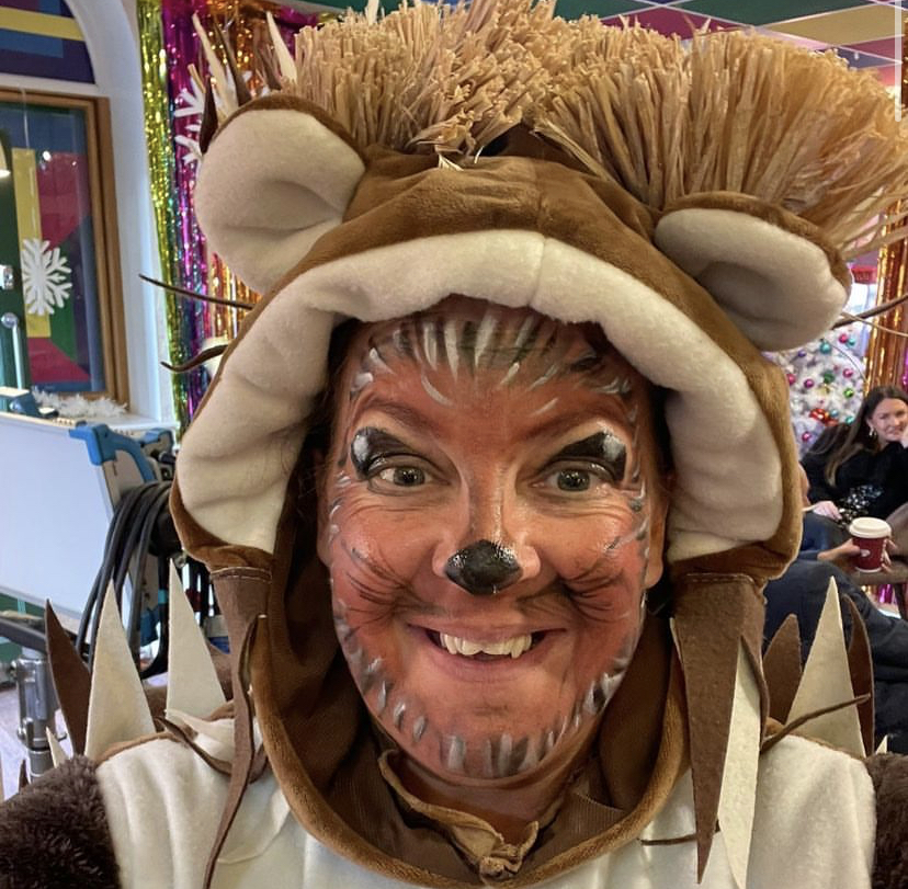 EastEnders star looks unrecognisable after transforming into hedgehog for Christmas panto