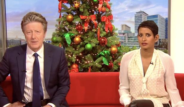 BBC Breakfast’s Naga Munchetty stunned by Carol Kirkwood’s low-cut dress as fans shower her with compliments