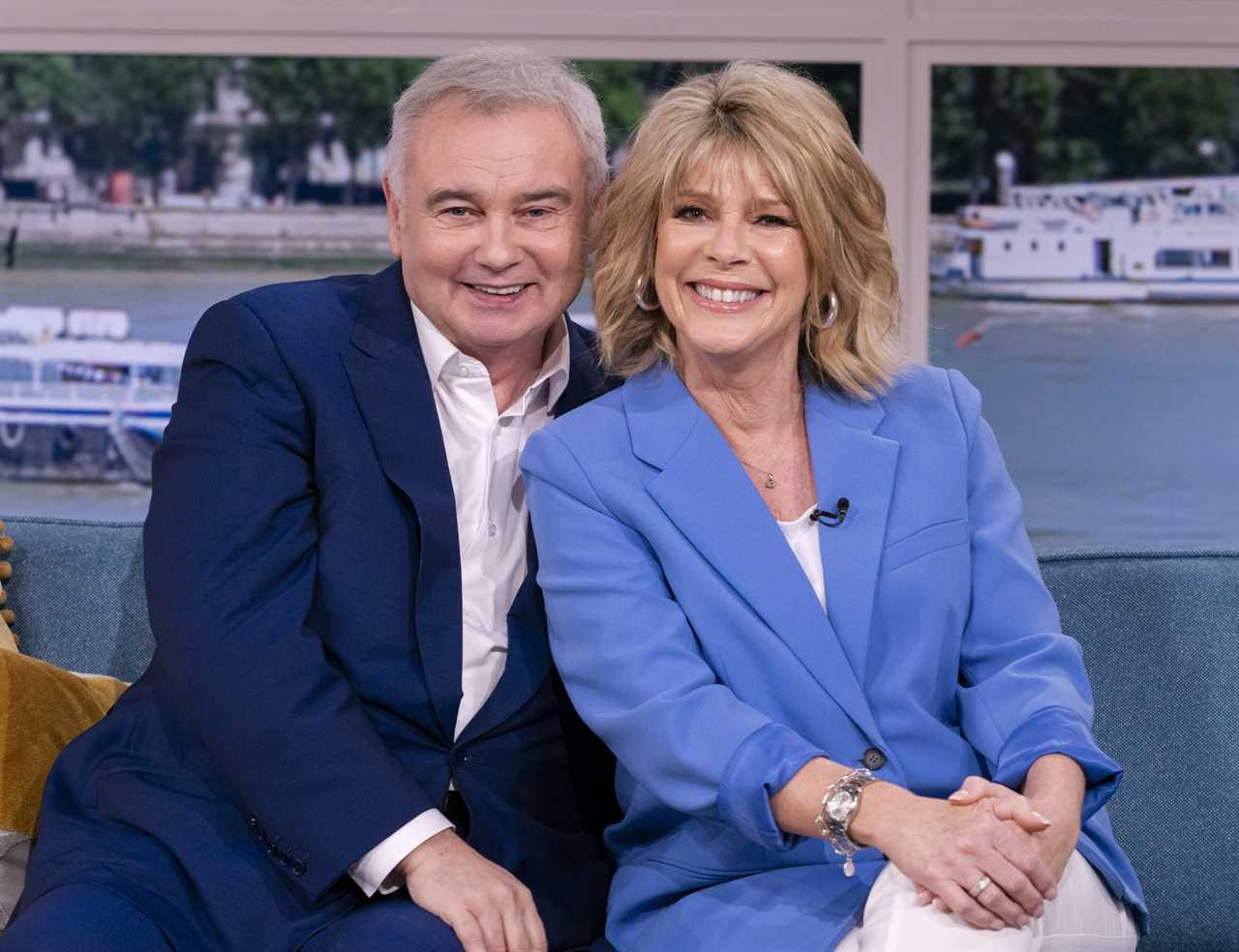 Eamonn Holmes makes first public appearance in months using two sticks amid health battle