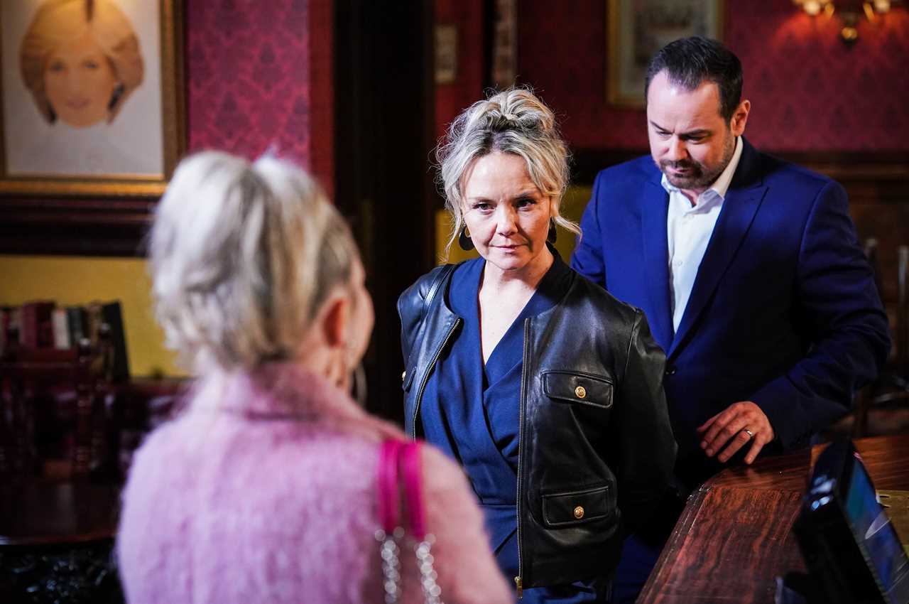 EastEnders star Kellie Bright reduced to tears as Danny Dyer leaves the soap after nine years