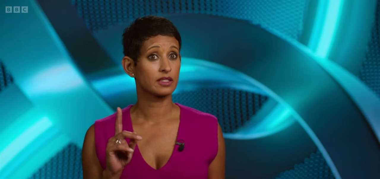 Naga Munchetty shoots daggers at Charlie Stayt as they clash on The Weakest Link