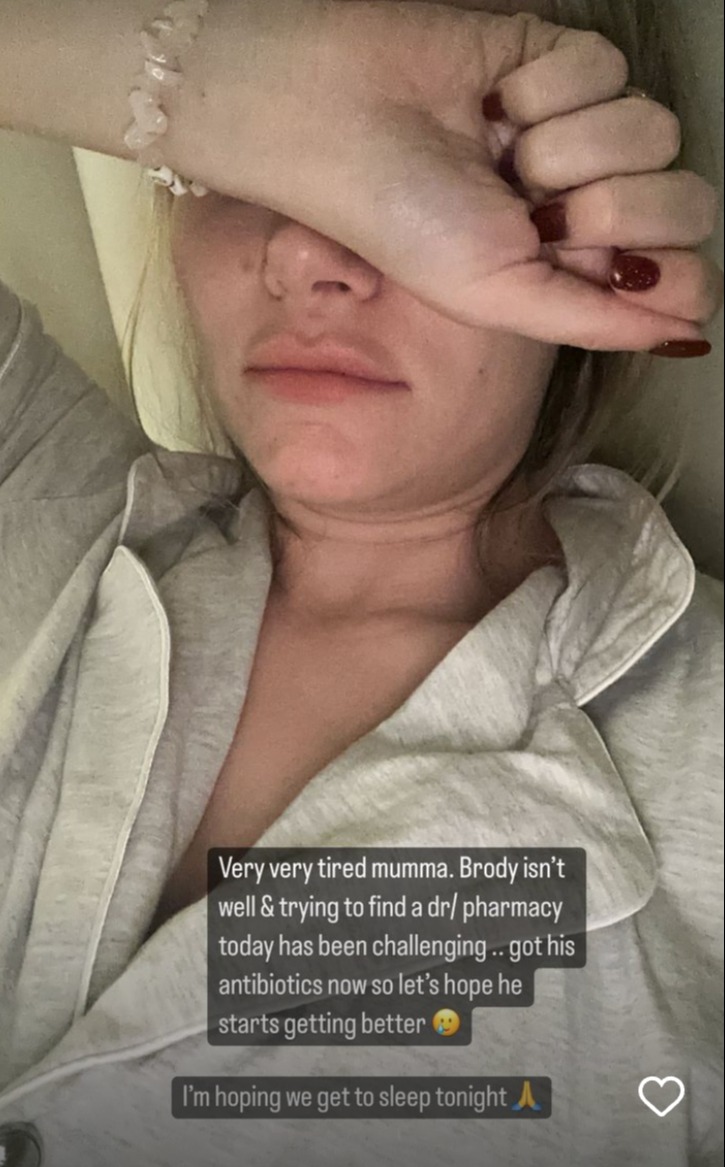 Stressed Towie star Georgia Kousoulou breaks down in tears after sleepless night