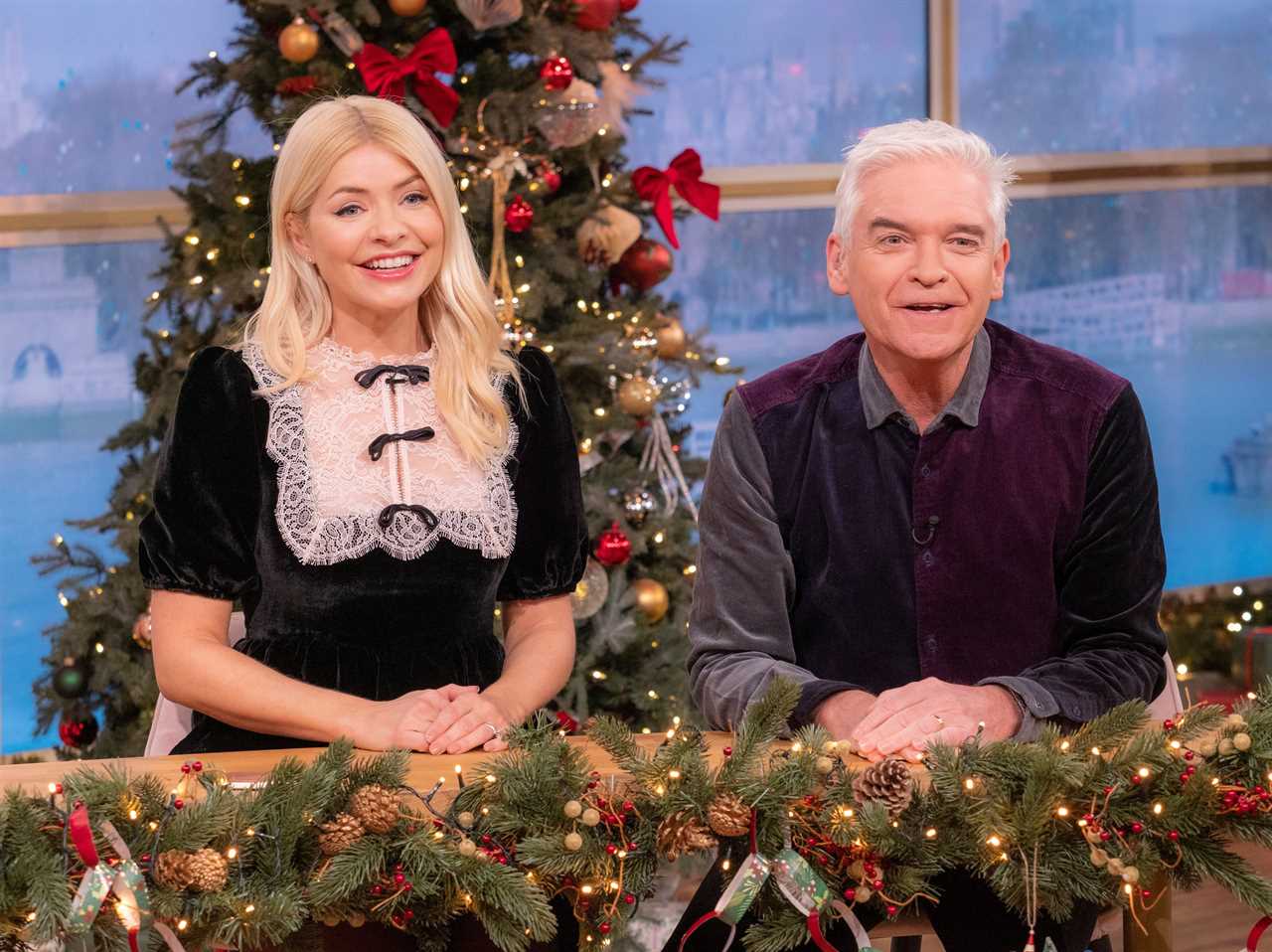 Holly Willoughby stuns in red sequinned jumpsuit as she counts down to New Year’s Eve