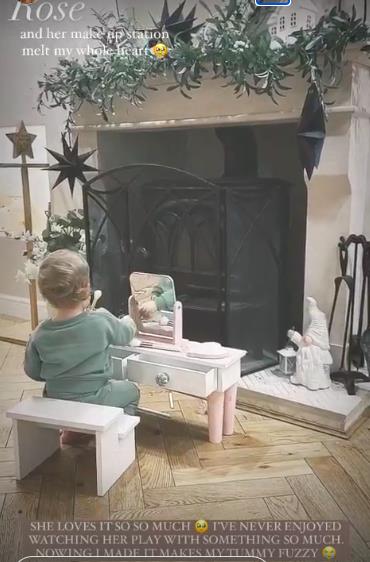 Stacey Solomon fell pregnant when baby Rose was just over six months as she reveals she’s due to give birth next month