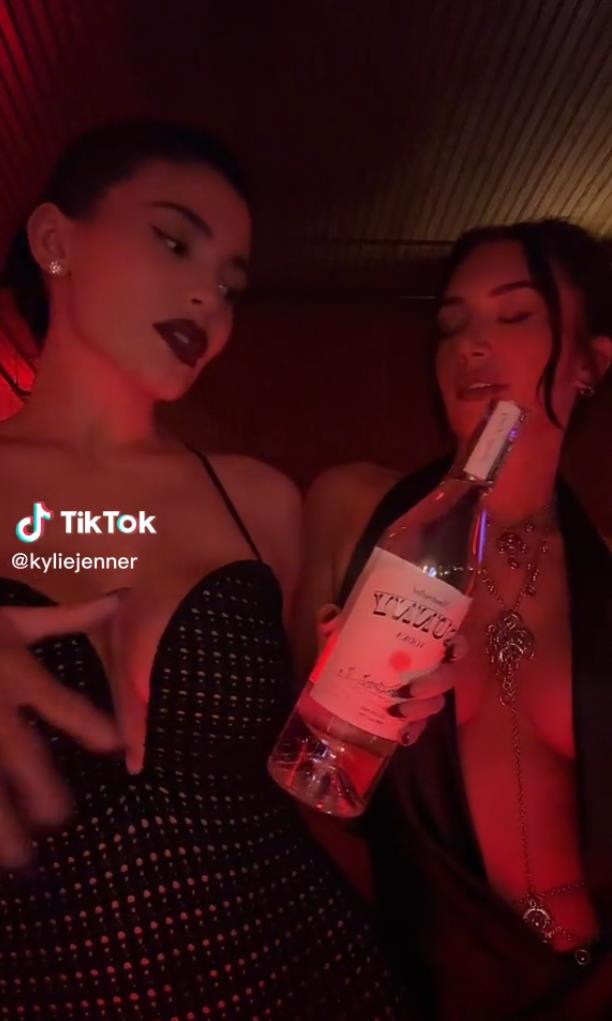 Inside Kylie and Kendall Jenner’s boozy NYE party in Aspen with cocktails & fire pit – but key family members are absent