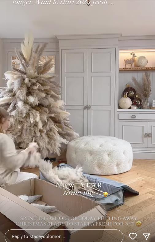 Pregnant Stacey Solomon reveals why she’s already taken down her Christmas decorations
