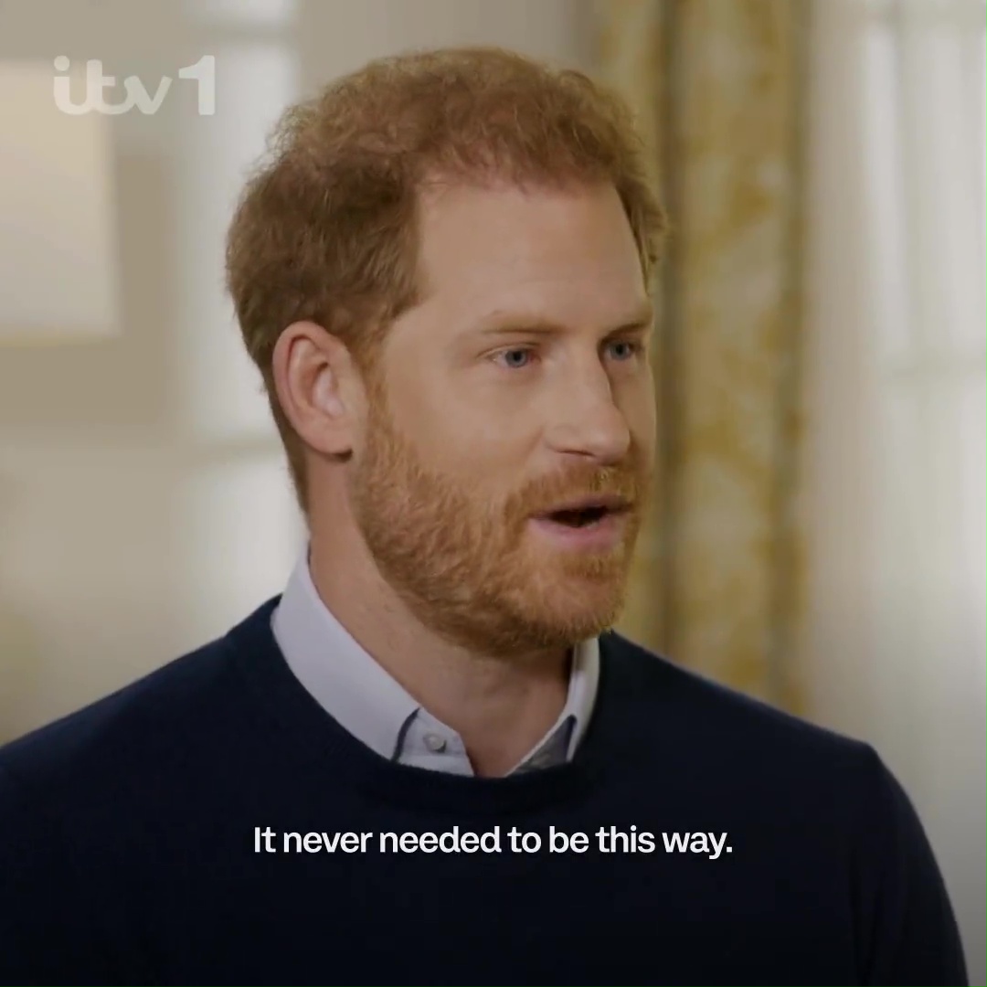 Prince Harry makes big William admission as he says ‘it never had to be this way’ in new interview