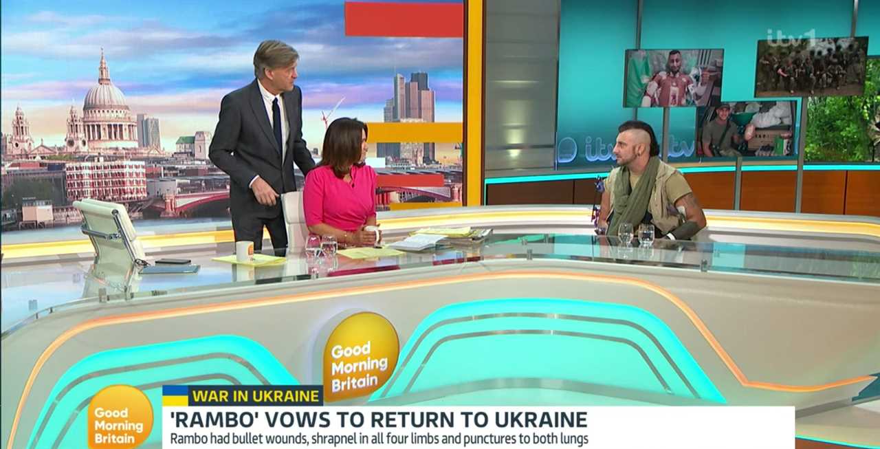 Good Morning Britain fans slam ‘cringe’ Richard Madeley for inspecting soldier’s bullet wounds