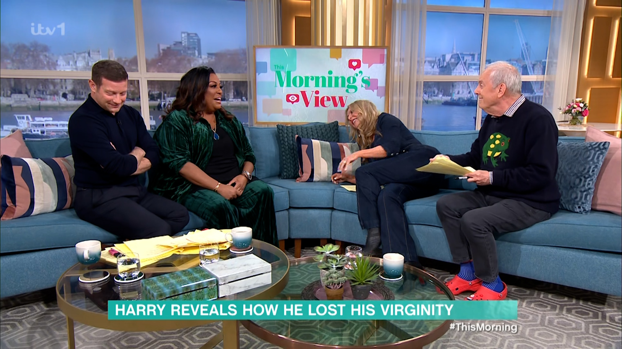 This Morning’s Alison Hammond and Carol Vorderman in tears of laughter over Prince Harry’s virginity story