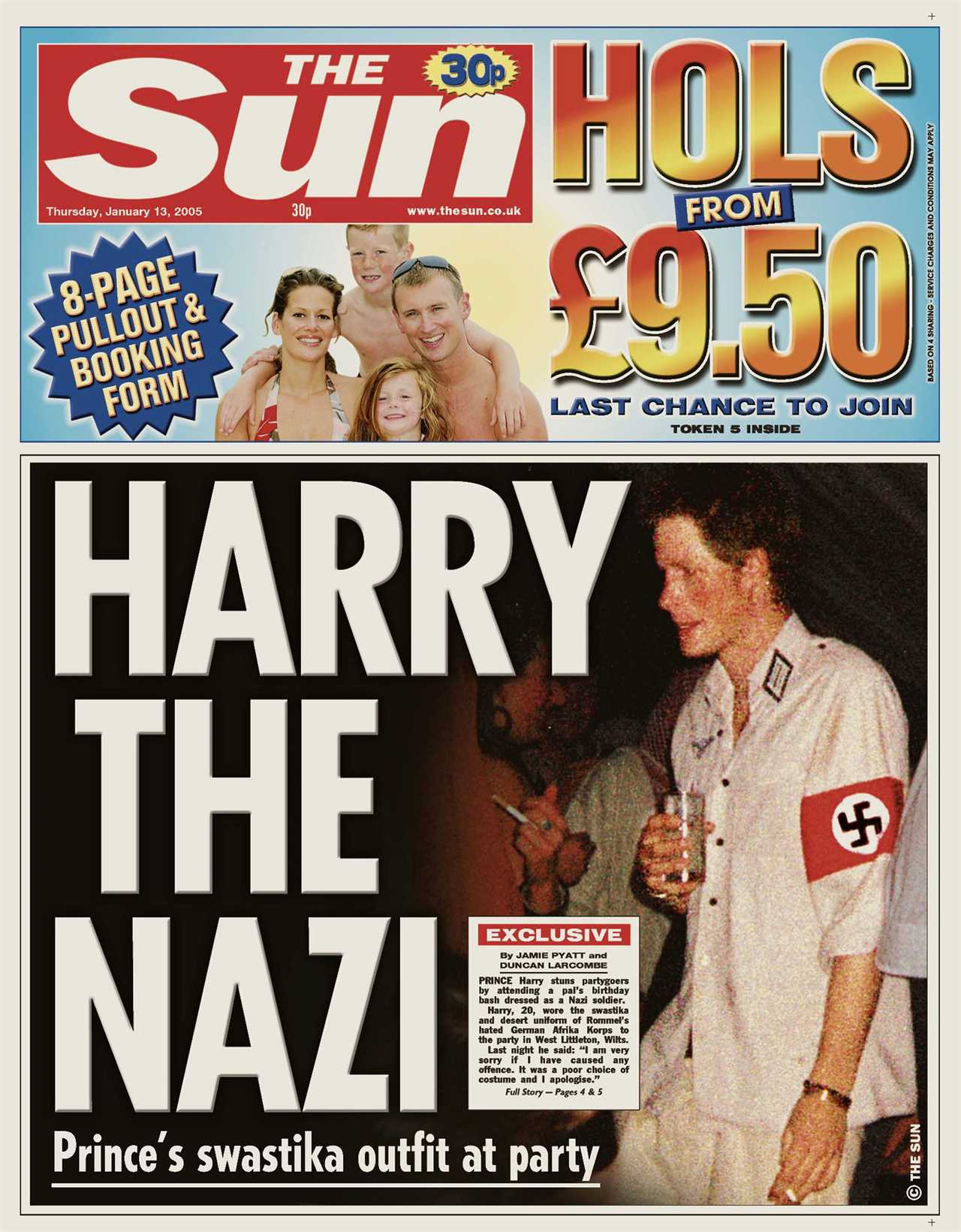 Prince Harry shockingly blames William and Kate Middleton for encouraging him to wear infamous Nazi uniform to party