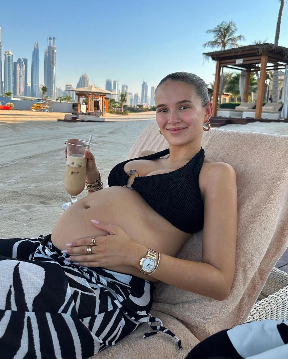Molly-Mae Hague reveals final makeover before her baby girl is born and shows off huge baby bump