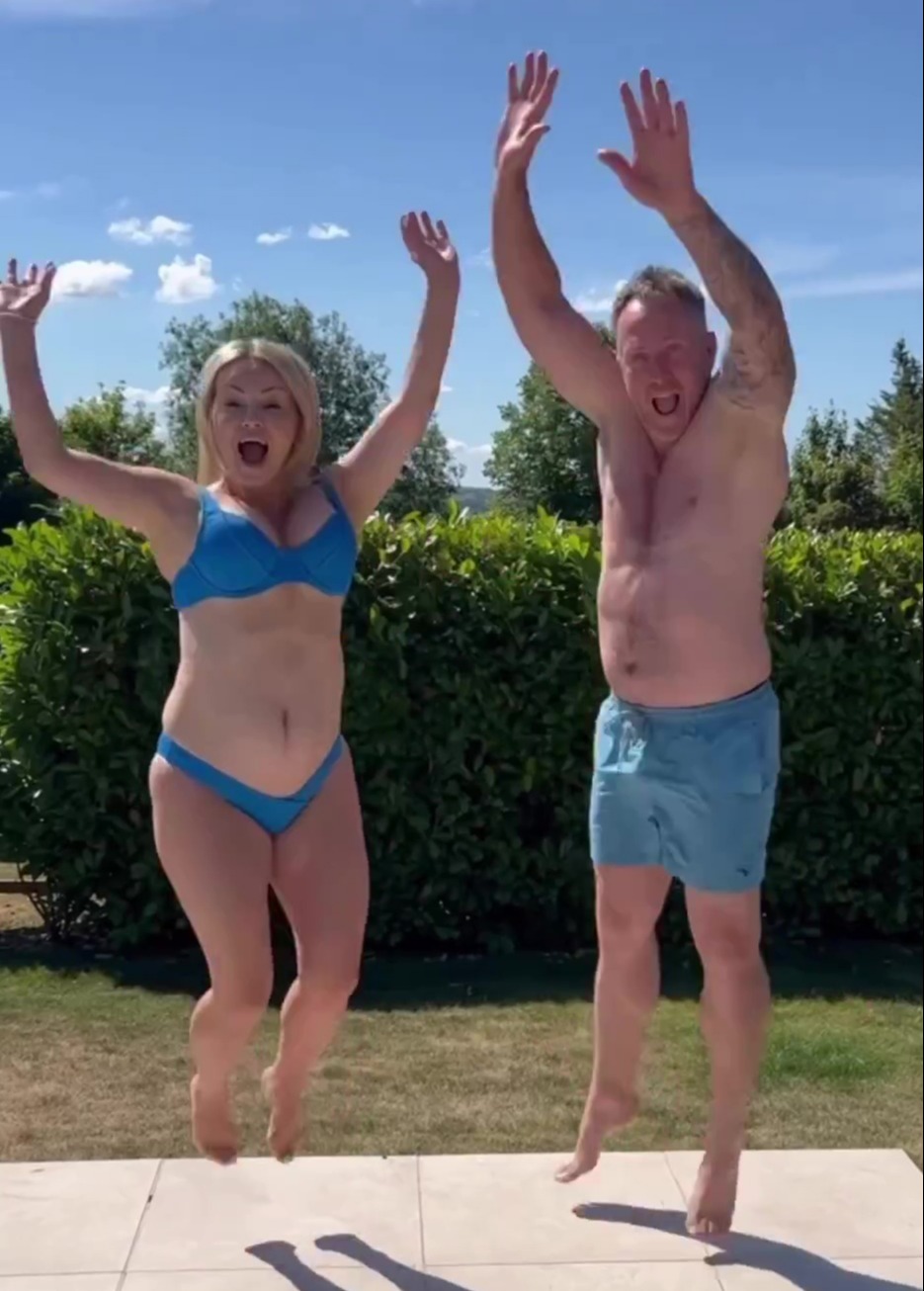 James Jordan tells wife Ola to ‘put some clothes on’ as she parades 3.5stone weight loss in red underwear