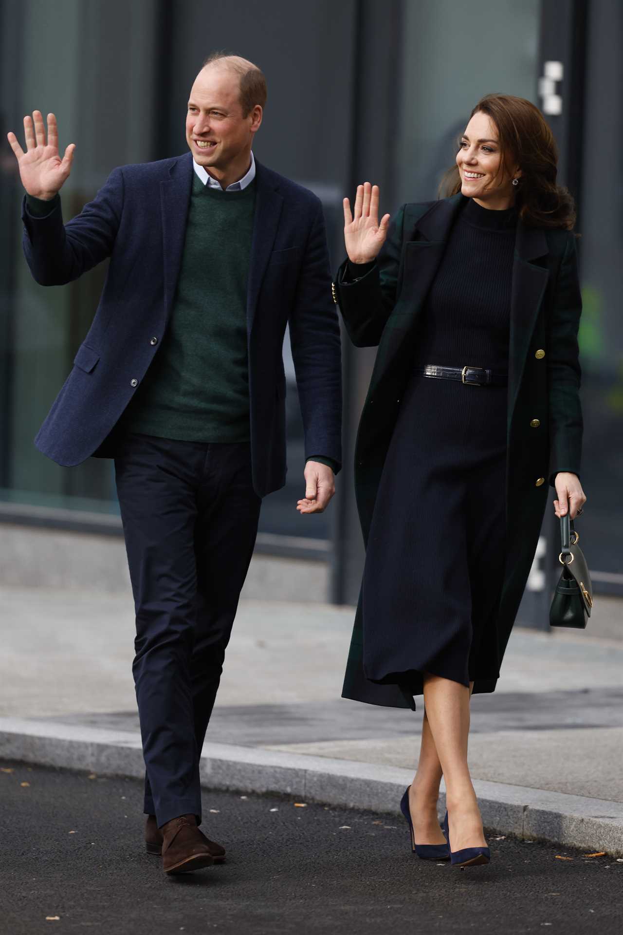 Prince William’s smiles are ‘unconvincing’ during Liverpool visit while Kate is ‘defiant’, body language expert reveals