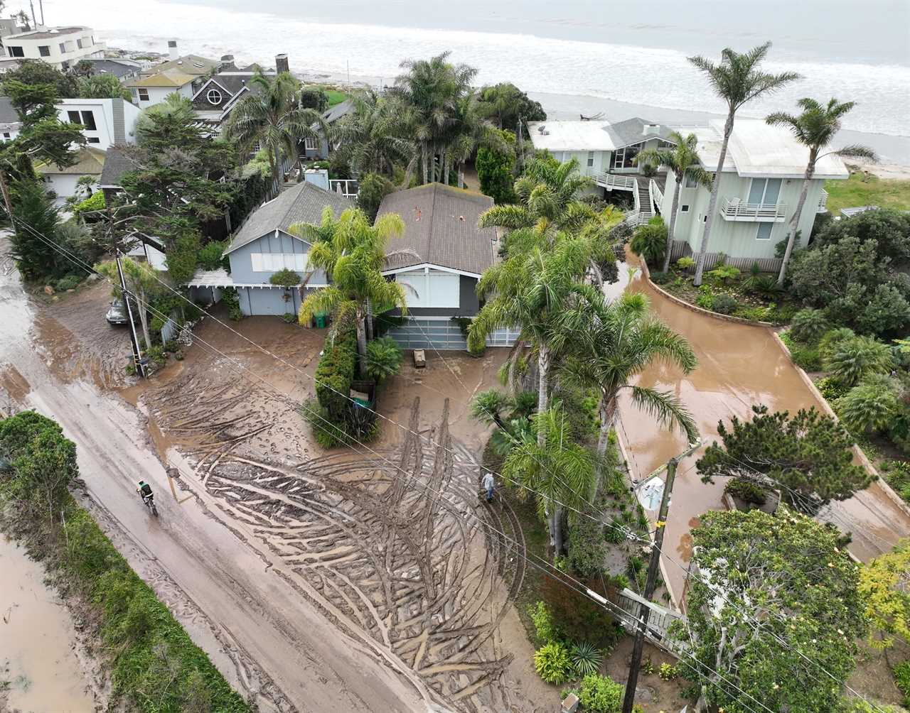 Kourtney Kardashian & Travis Barker’s $15M Santa Barbara beach house devastated by raging storm floods in scary new pics