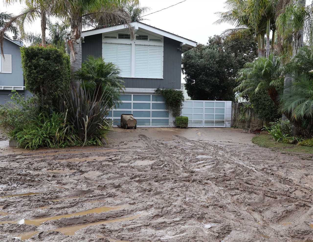 Kourtney Kardashian & Travis Barker’s $15M Santa Barbara beach house devastated by raging storm floods in scary new pics