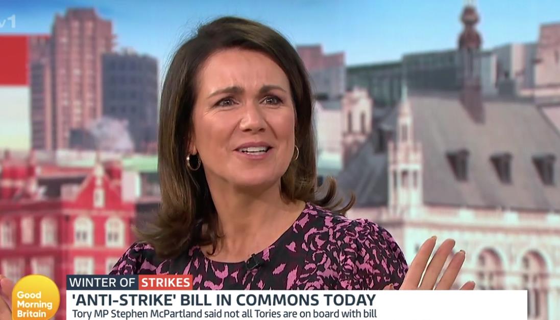 Susanna Reid forced to apologise as Good Morning Britain guest swears live on air