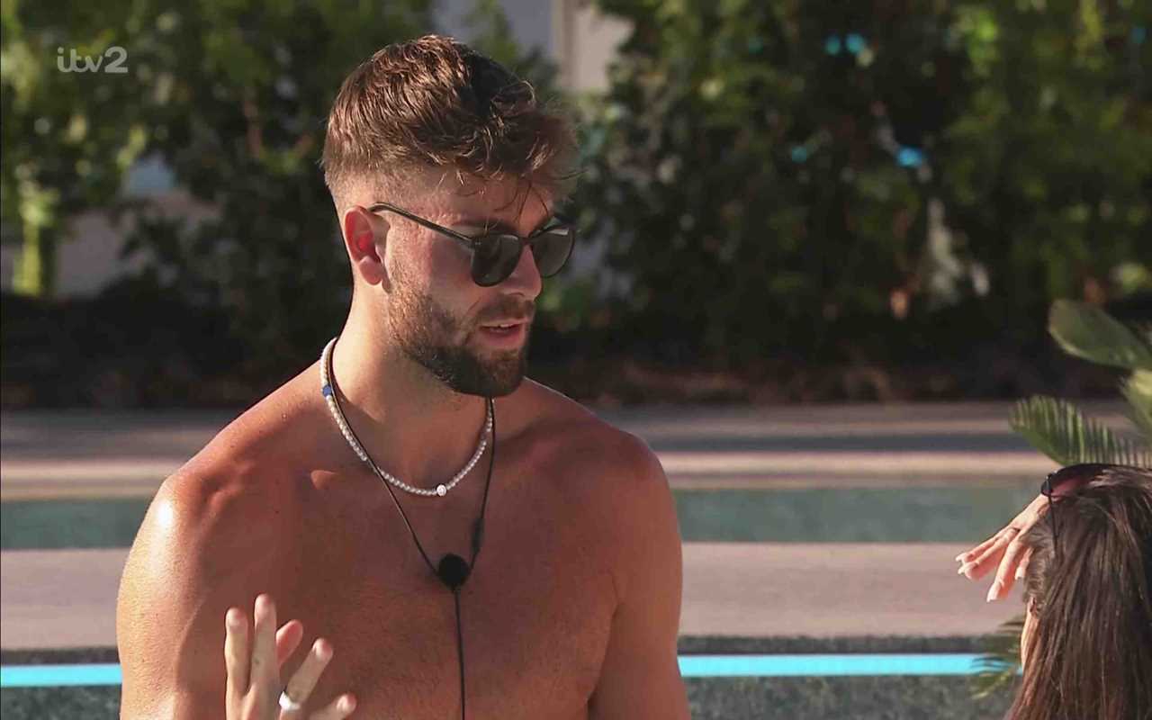 Love Island girls have tense showdown as they clash over hunky Tom