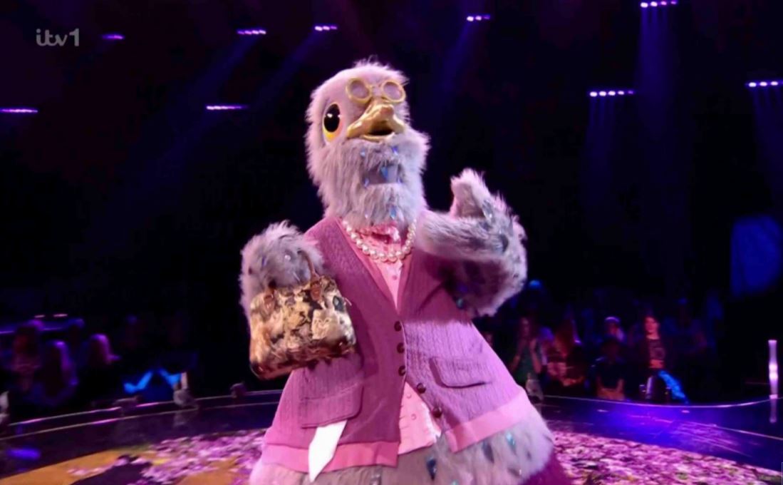 Masked Singer fans are convinced Pigeon is top comedian after linking clue to her TV show