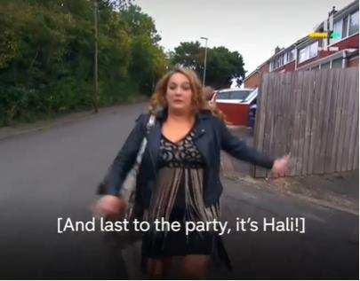 Shocking moment Come Dine With Me contestant falls to the ground and smashes into pavement on way to party