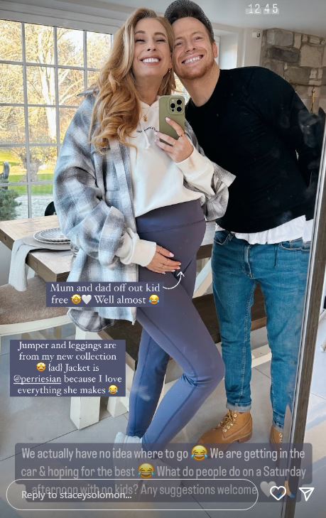 Inside Stacey Solomon’s last minute baby shower hosted in her kitchen — with flower wall, balloons and huge cake