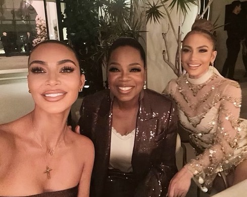 Kardashian critics ‘catch Kim in a lie’ about being invited to Oprah’s birthday bash after A-lister sets record straight