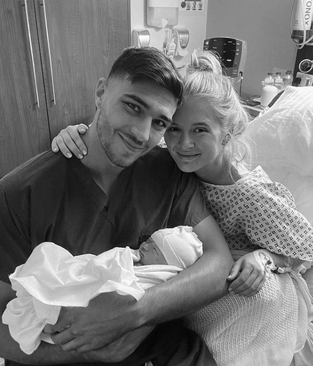 Molly-Mae Hague shares adorable first picture of newborn baby daughter and reveals date she actually gave birth