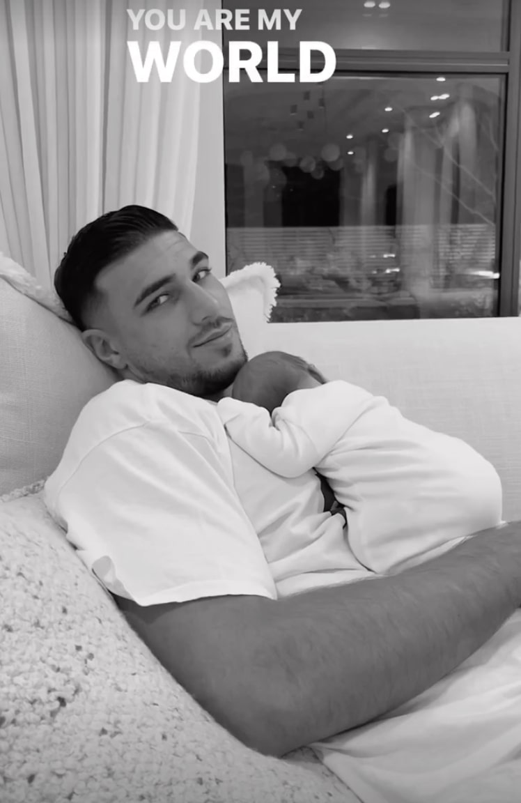 Tommy Fury reveals adorable first video with his newborn daughter and shares sweet message