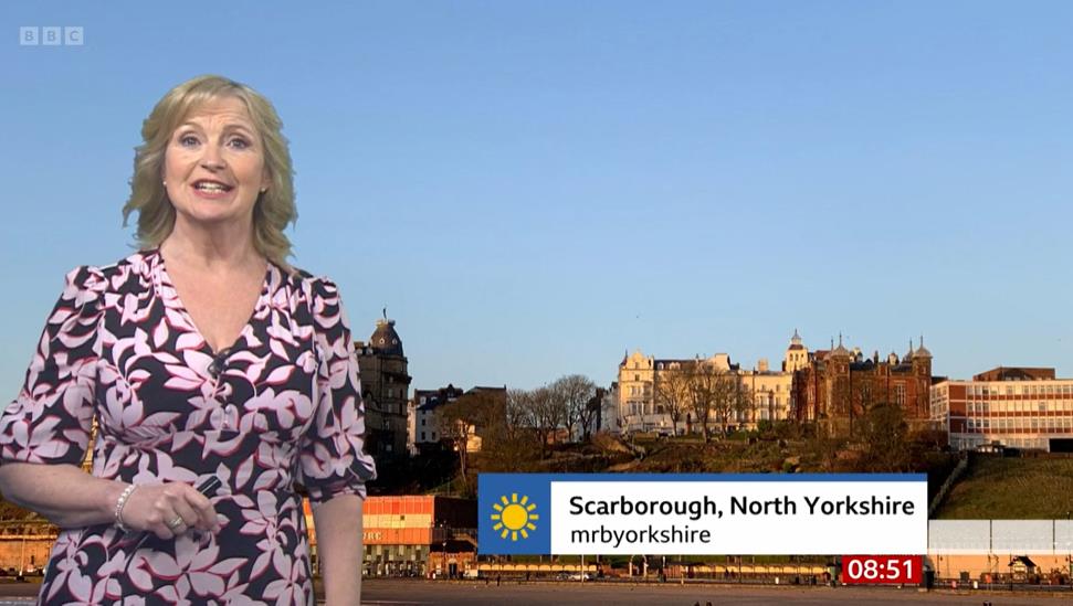 Carol Kirkwood returns to BBC Breakfast in ‘amazing’ dress with plunging neckline after being replaced