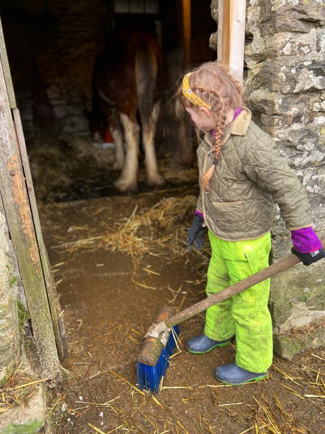 Our Yorkshire Farm fans stunned as Amanda Owen puts children to work with hammers, axes and crowbars