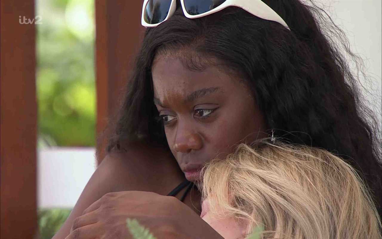 Love Island fans all say the same thing as Tanya comforts tearful pal amid villa chaos