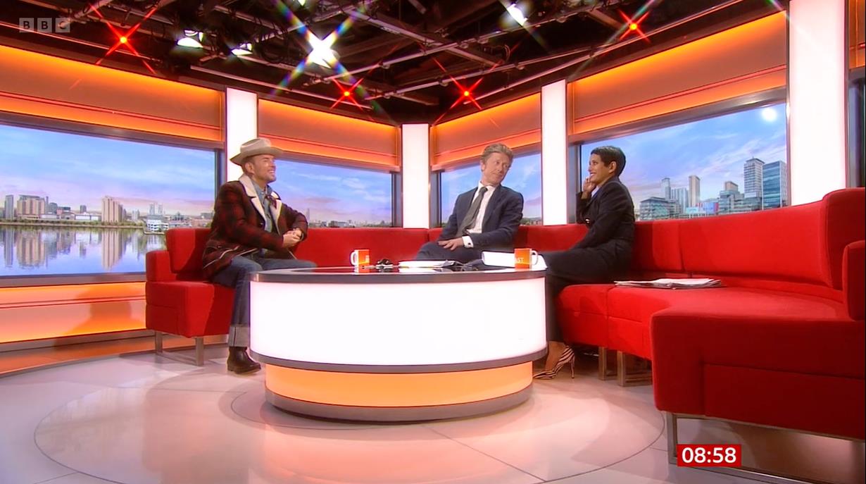 BBC Breakfast’s Charlie Stayt slammed for ‘insulting’ swipe at Matt Goss