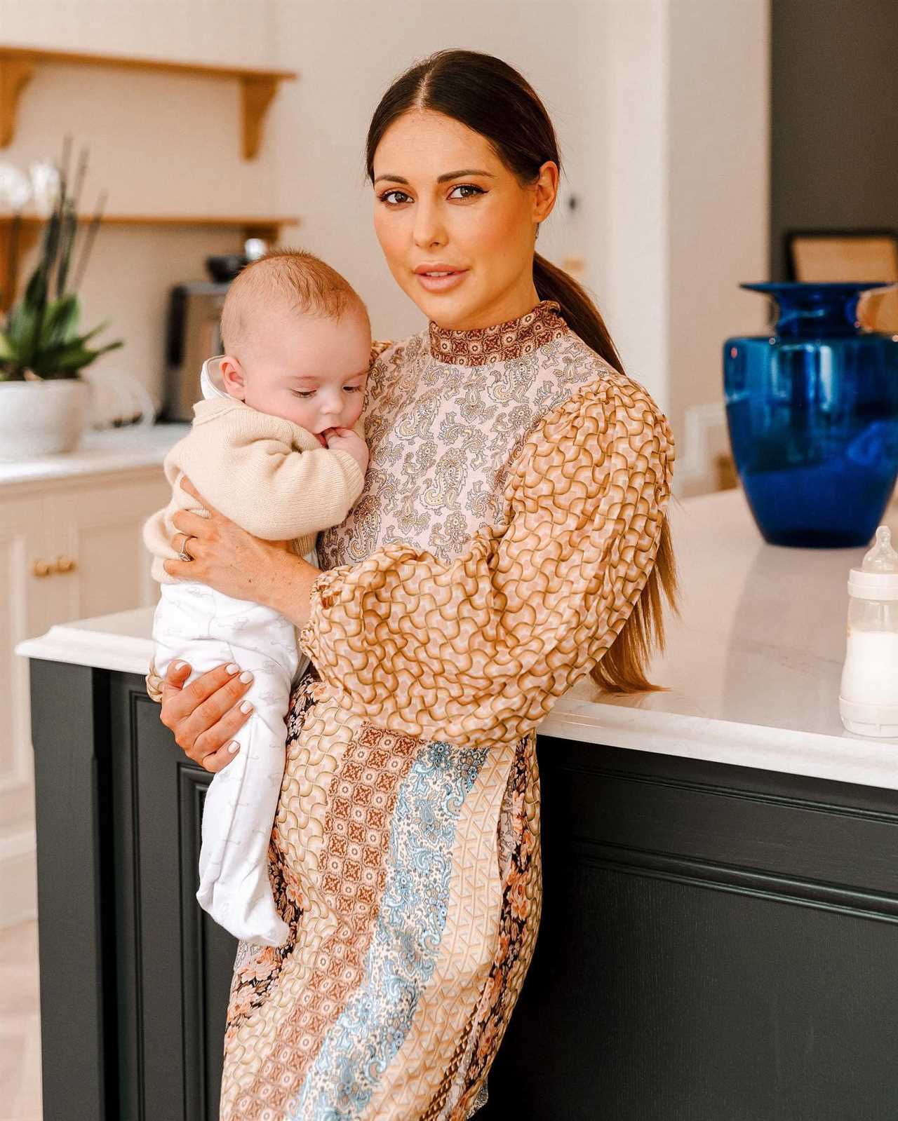 Louise Thompson rushed to hospital as she haemorrhages at home