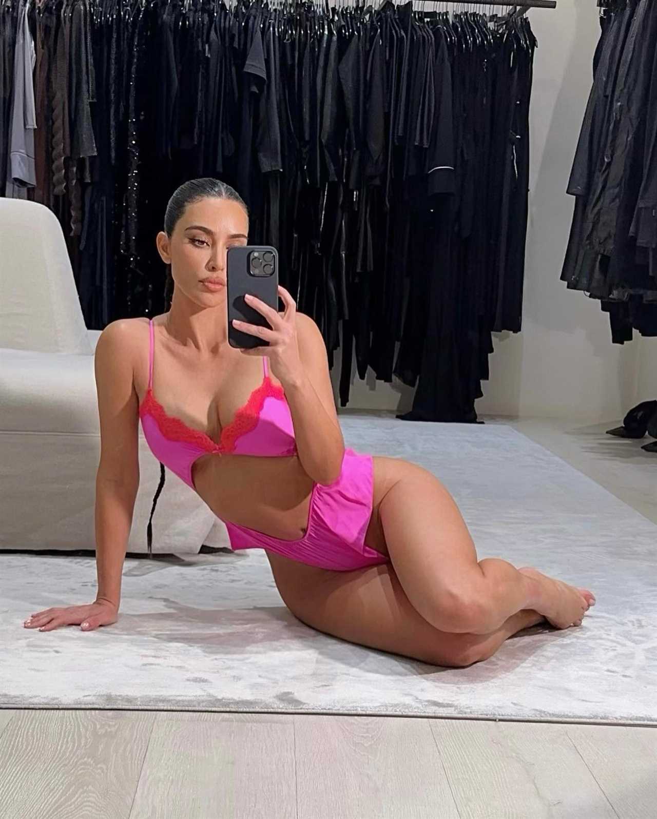 Kardashian critics blast Kim’s new Skims Valentine’s Day lingerie as ‘cheap looking’ and claim NSFW fit is ‘awkward’