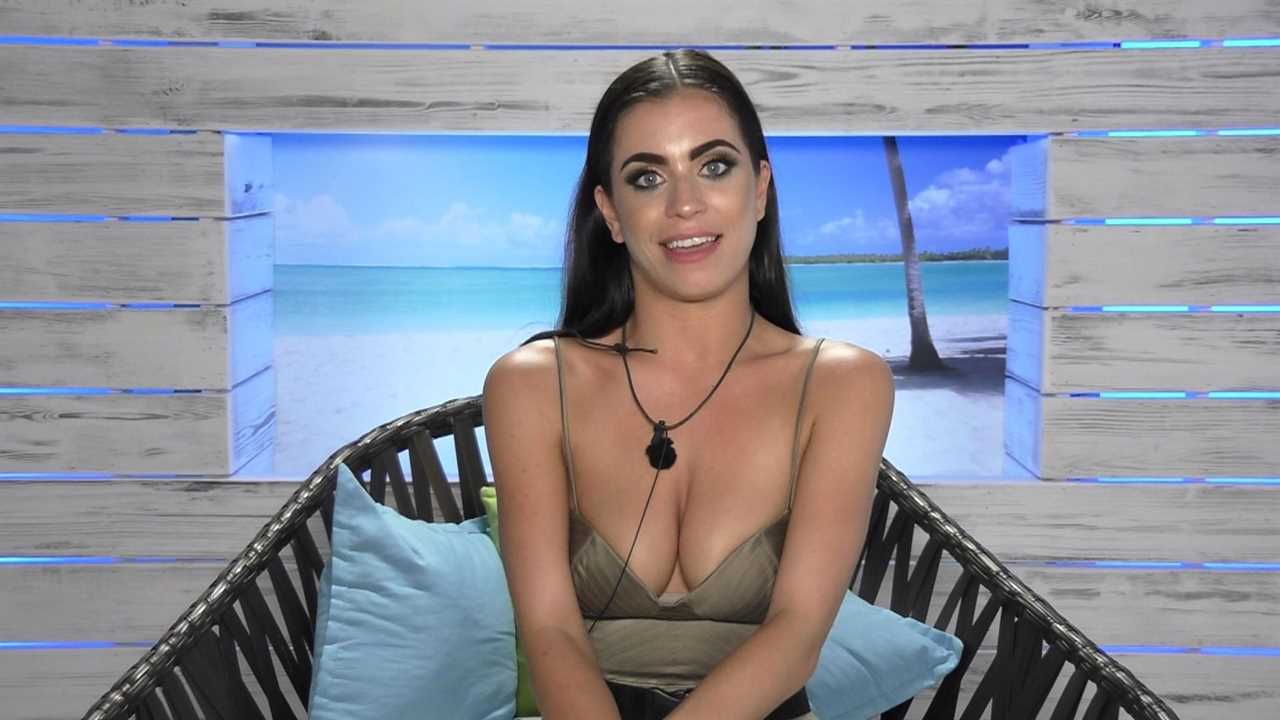 Former Love Island star looks worlds away from the villa as she stuns in see-through outfit