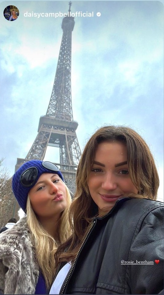 Inside Emmerdale stars Rosie Bentham and Daisy Campbell’s trip to Paris with boozy night out and stunning views