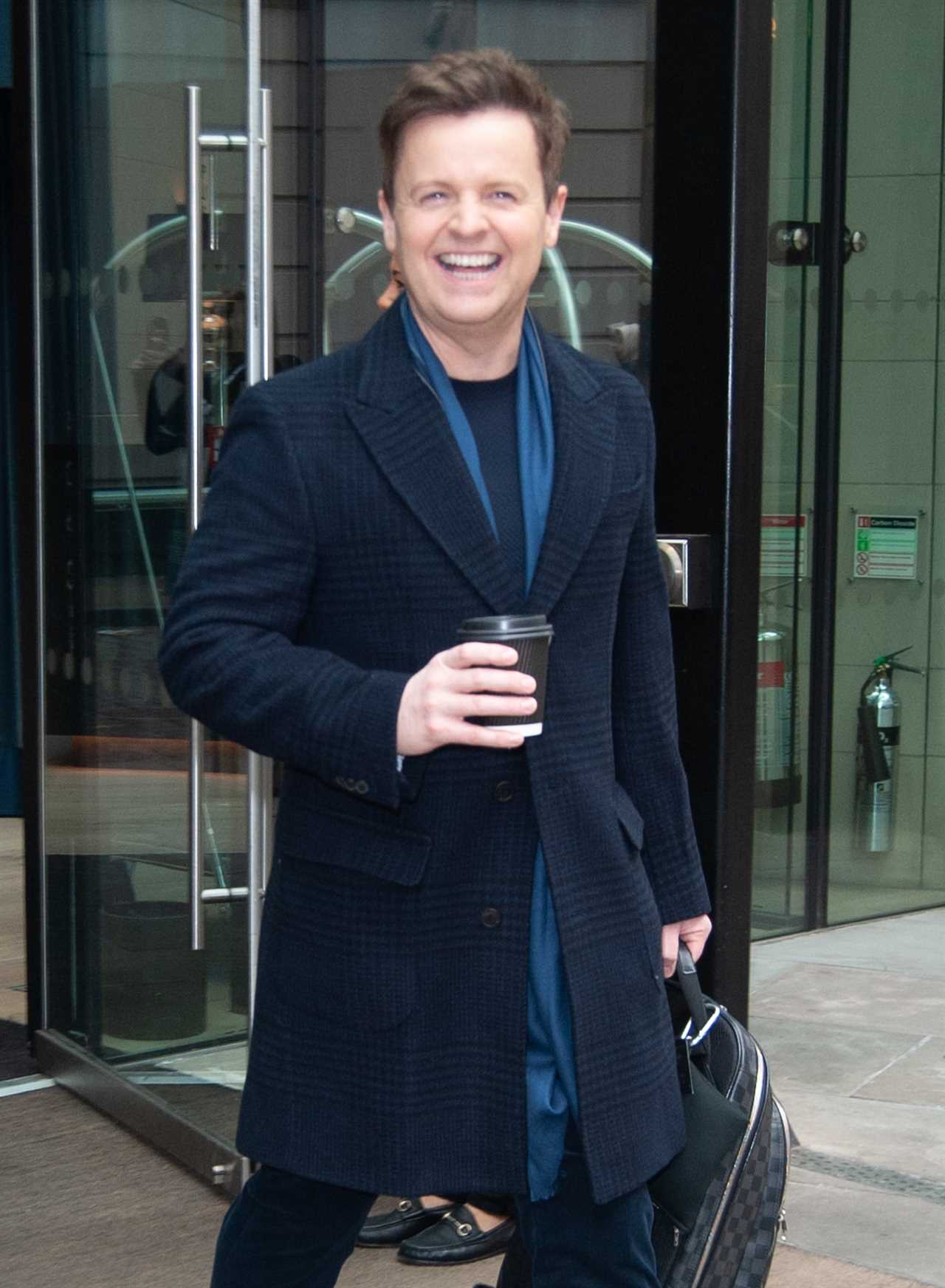 Ant and Dec are all smiles as they leave Britain’s Got Talent auditions