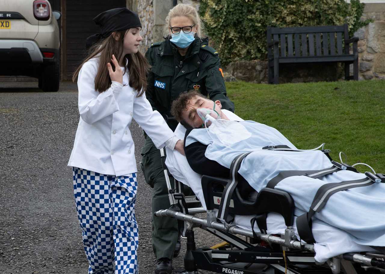 April Windsor takes drastic action to keep dad Marlon Dingle safe in Emmerdale