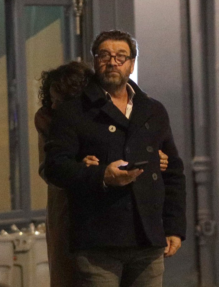 Nick Knowles cosies up to younger girlfriend in rare snaps as they enjoy date night