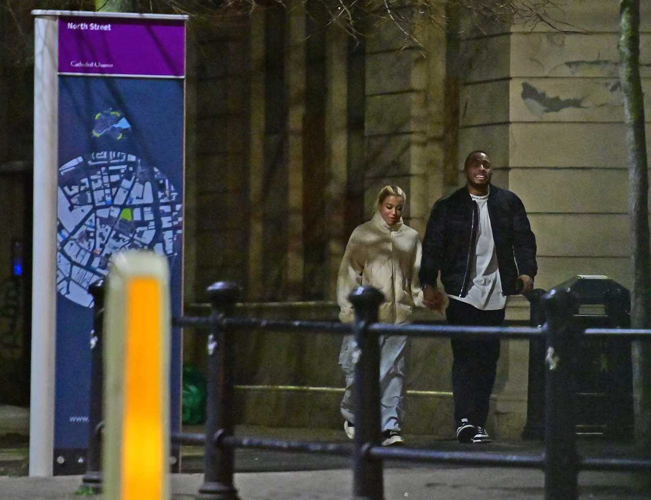 Strictly pair Molly Rainford and Tyler West spotted holding hands and heading to hotel in early hours