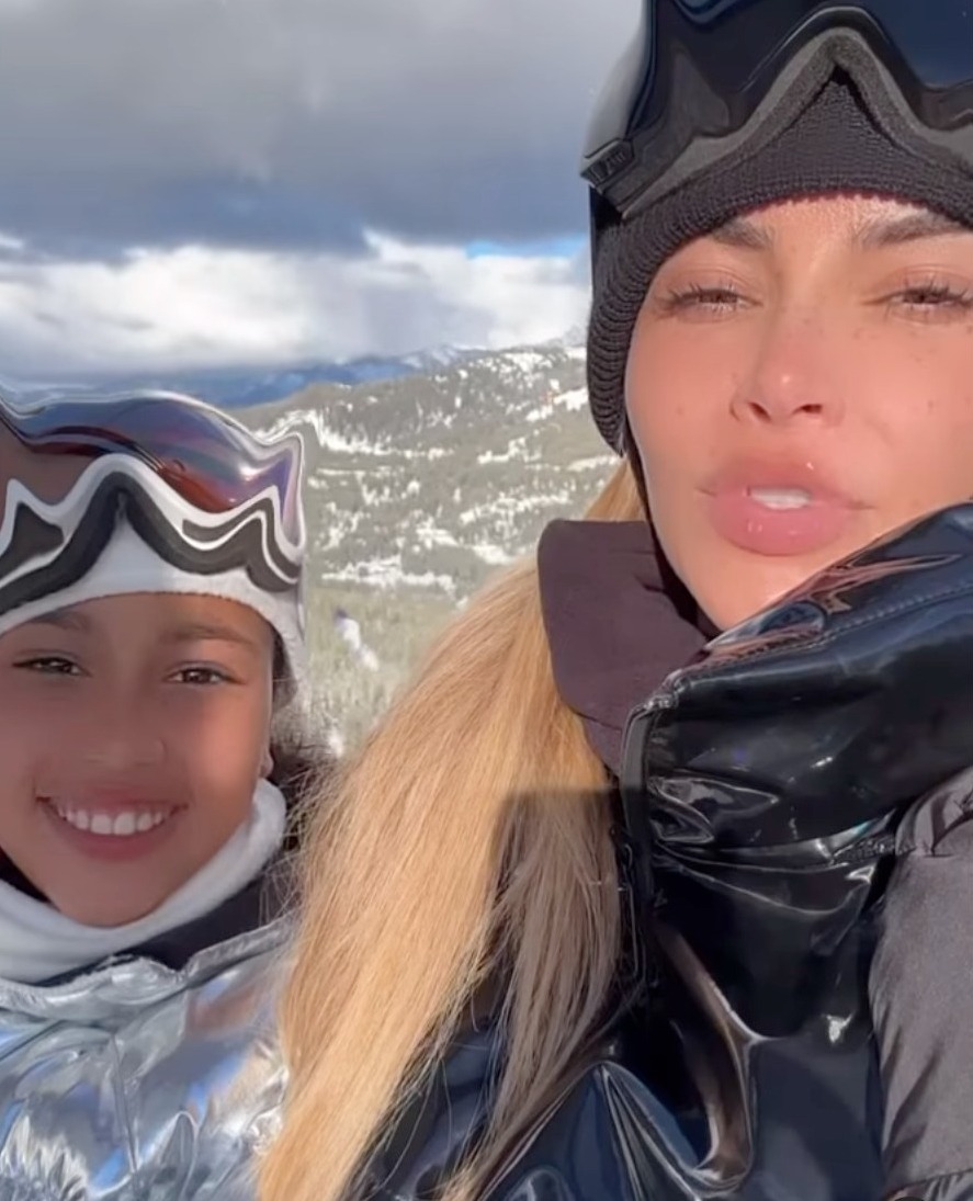 Kardashian fans rip ‘incredibly irresponsible’ Kim for putting daughter North in danger on the mountain during ski trip