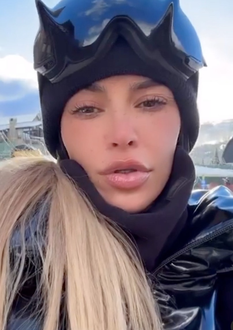 Kardashian fans rip ‘incredibly irresponsible’ Kim for putting daughter North in danger on the mountain during ski trip