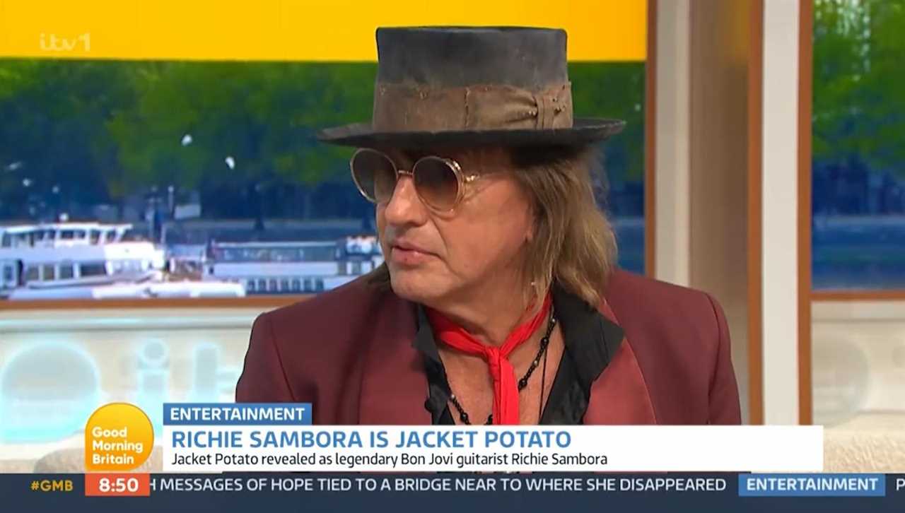 Masked Singer’s Richie Sambora breaks silence on backstage secrets after being revealed as show’s Jacket Potato